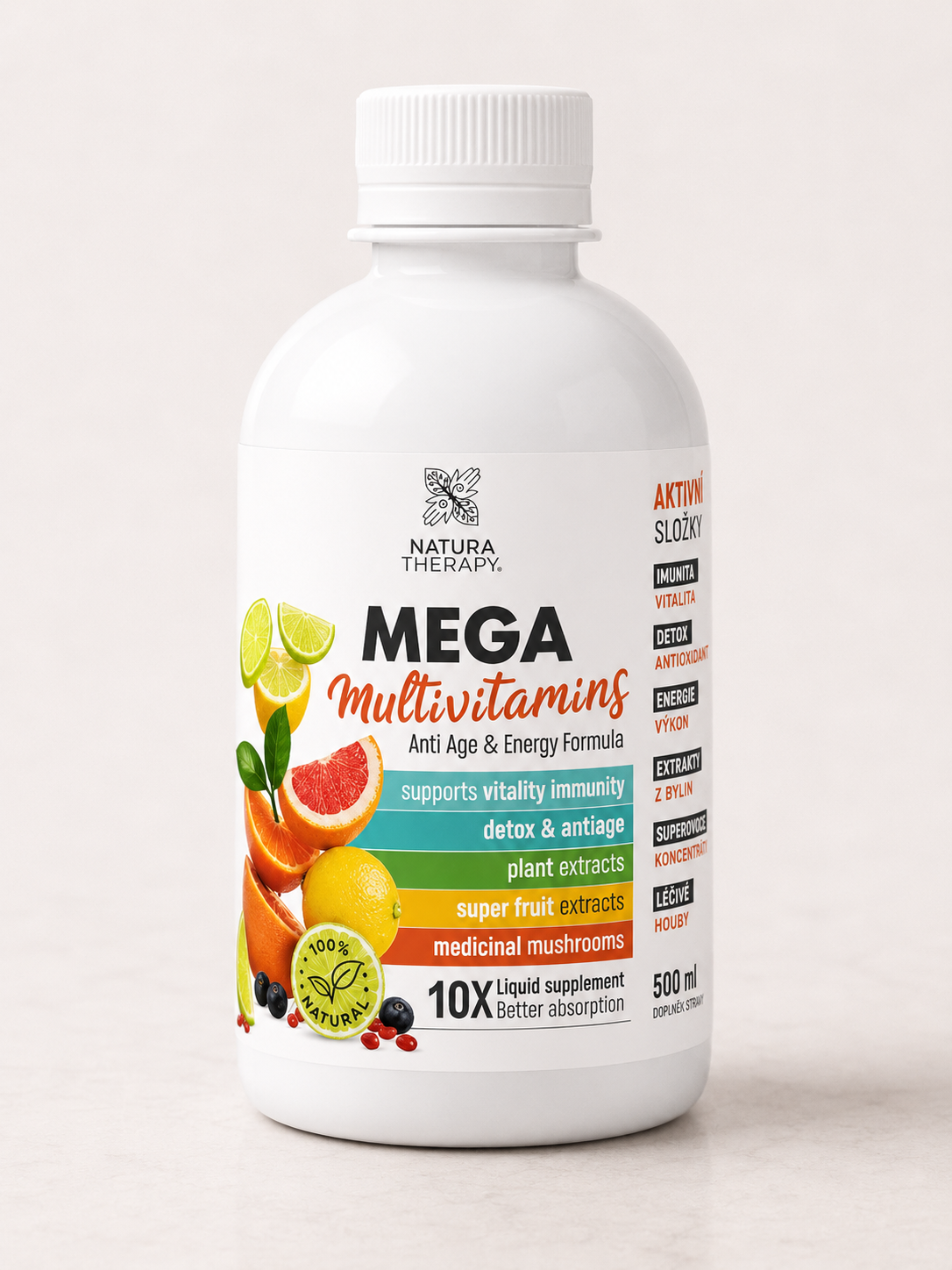 MEGA Multivitamíny – Formule proti stárnutí a pro energii